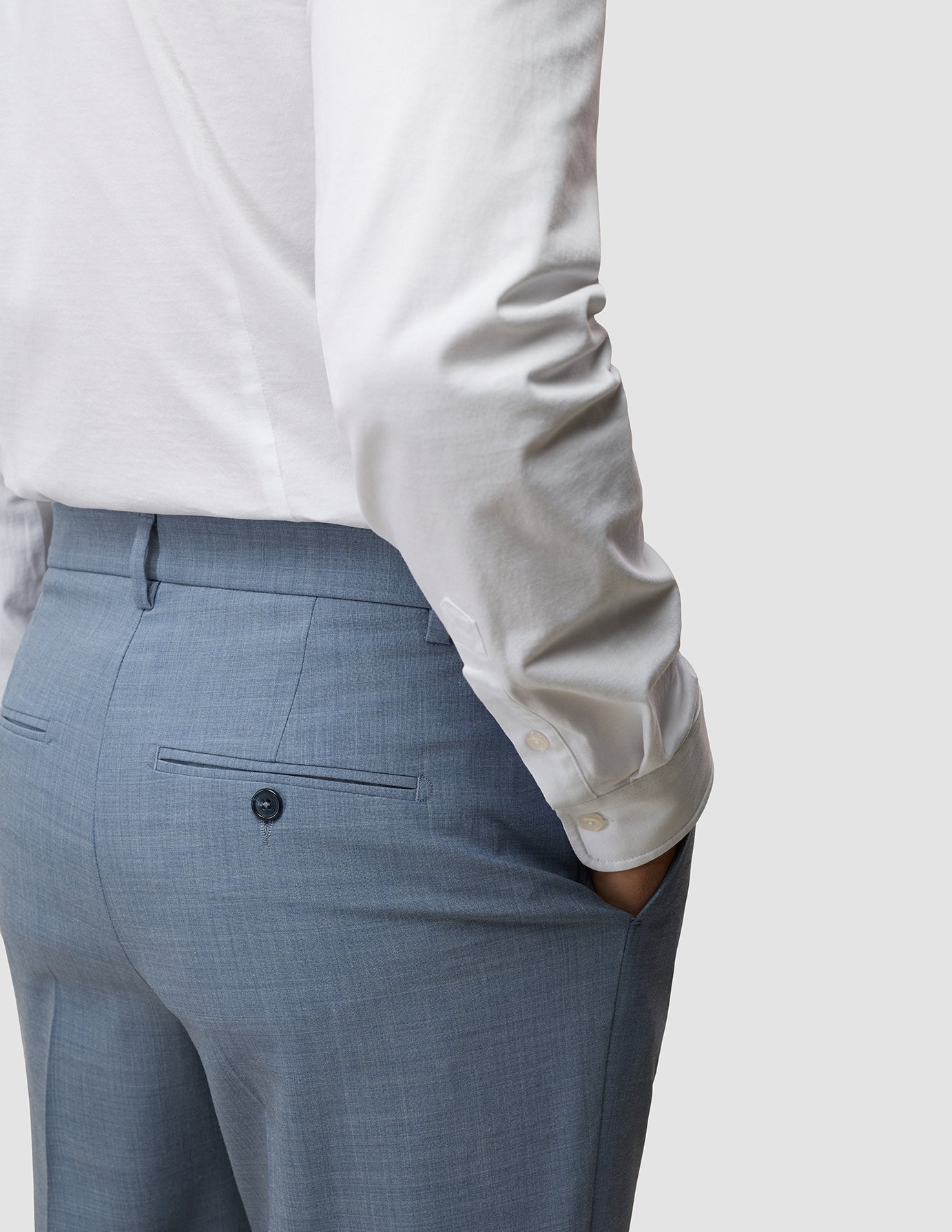Tech Wool Suit Light Blue
